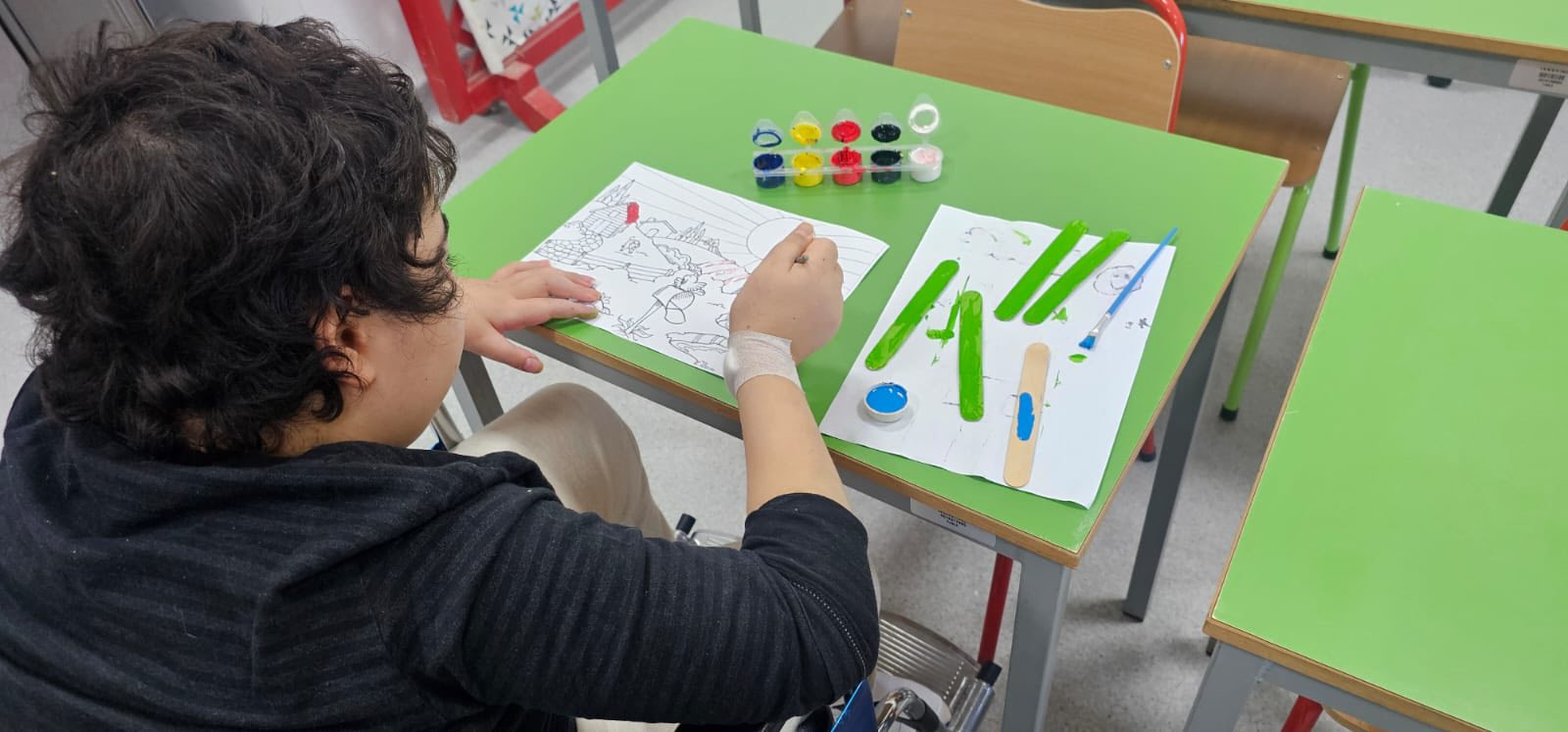 Aménagement aire de jeux extérieure